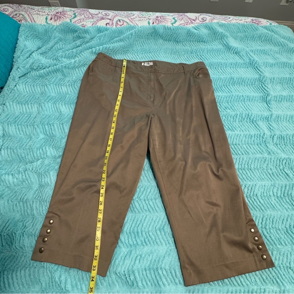 Dressbarn Tan Capri Pants 22​
